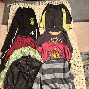 A lot of boys size 10/12 clothes.